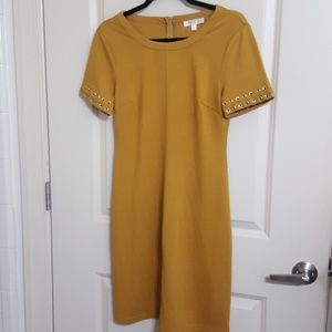 NWT Spense Dress. Mustard Color. Size 6.